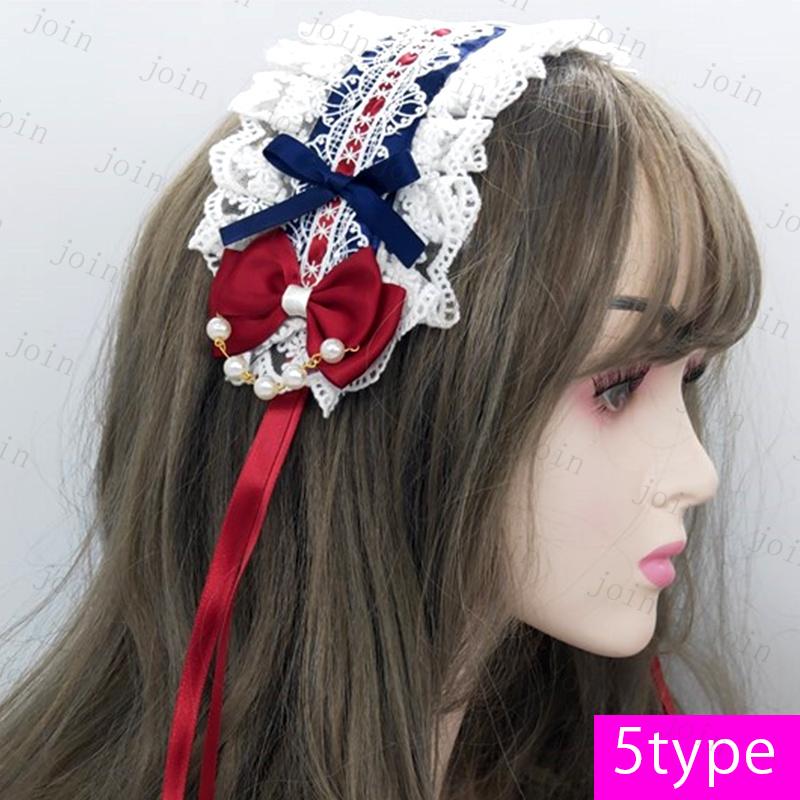 ヘッドドレス ロリータ (h103) 日本国内当日発送 9type カチューシャ