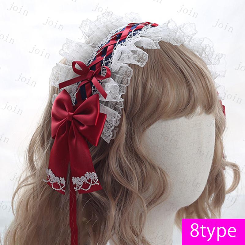 ヘッドドレス ロリータ (h103) 日本国内当日発送 9type