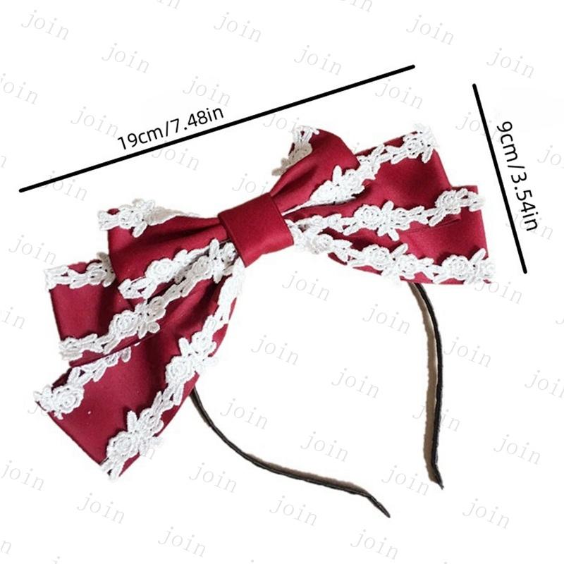 カチューシャ リボン (h109#) 当日発送 6color 髪飾り ヘアアクセサリー 幅広 可愛い メイド ロリータ ヘッドドレス 文化祭 ハロウィン 学園祭 コスプレ レース |  | 08