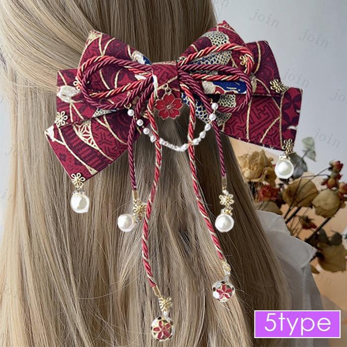 髪飾り (#h113) 日本国内当日発送 14type ロリータ ヘアアクセサリー 大人 成人式 結婚式 ヘッドドレス 七五三 浴衣 着物 和装 夏祭り ヘアクリップ 和風 |  | 05