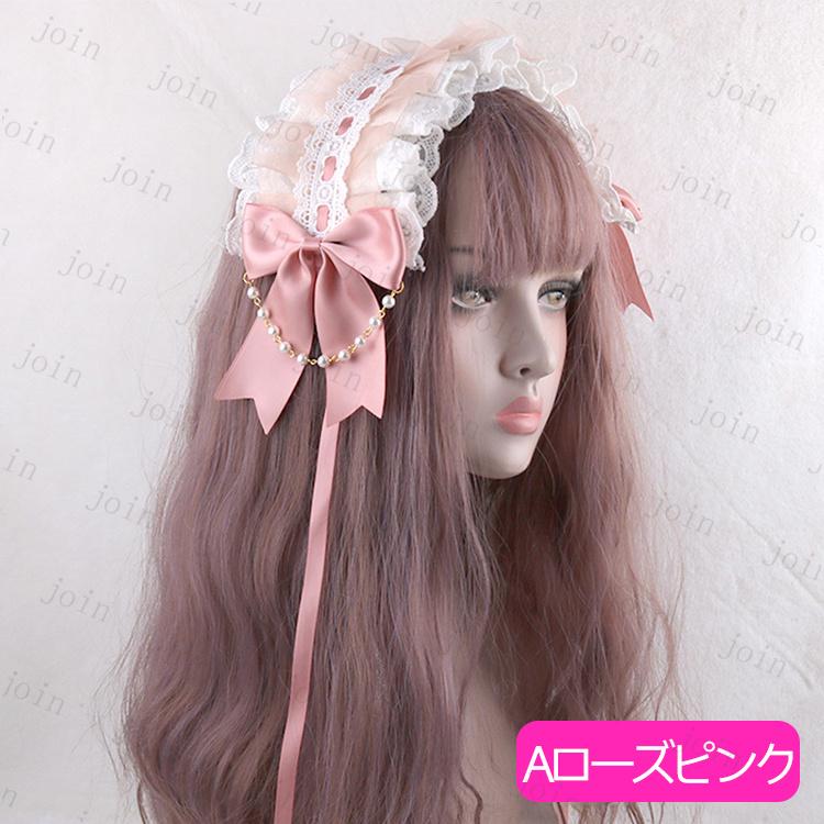 ロリータ カチューシャ (h122#) 当日発送 3type 20color ヘッドドレス