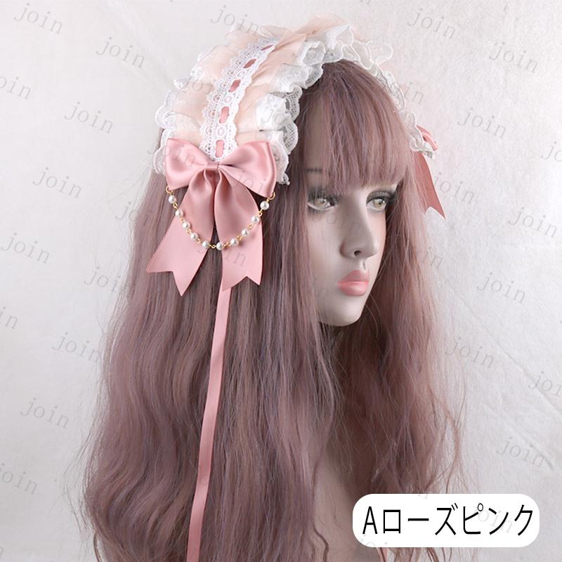 Moitie 十字架ローズカチューシャ Moi-meme-Moitie バラ十字架レース リボンカチューシャ Moi-meme