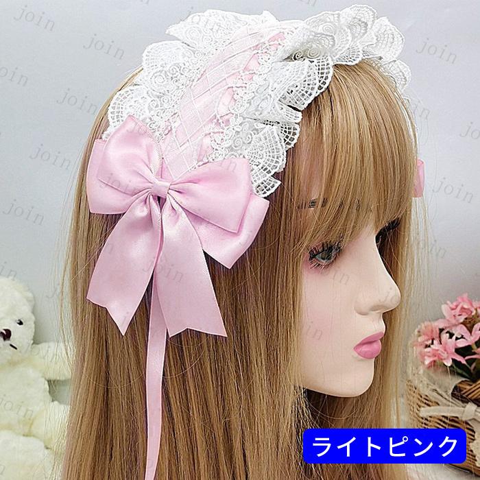 h14#ヘッドドレス ロリータ 当日発送 13color レース 髪飾り リボン カチューシャ ヘアアクセサリー ゴスロリ コスプレ お嬢さま ロリータ |  | 12