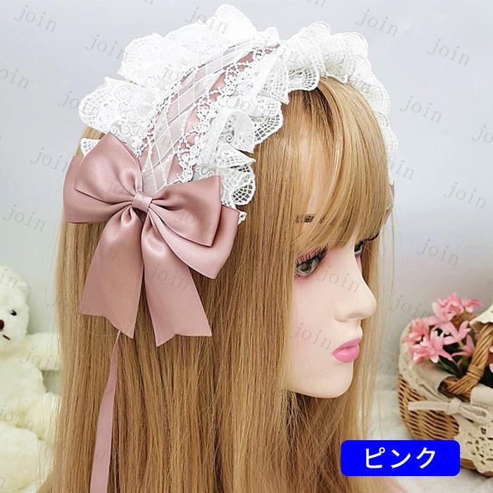 h14#ヘッドドレス ロリータ 当日発送 13color レース 髪飾り リボン カチューシャ ヘアアクセサリー ゴスロリ コスプレ お嬢さま ロリータ |  | 03