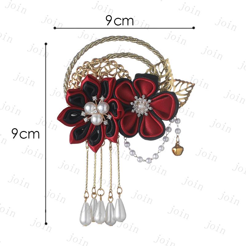 髪飾り (h197#) 4color 当日発送 ヘアアクセサリー 大人 和装 ヘッドドレス 着物髪飾り 浴衣 発表会 成人式 卒業式 結婚式 水引 パール 和装 和服 振袖 夏祭り |  | 14