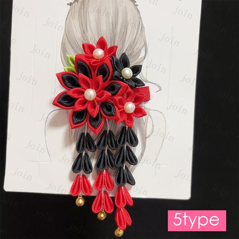 h20#ヘアアクセサリー 当日発送 髪飾り 成人式 花 下がり飾り ヘアクリップ 和風 振袖 袴 浴衣 クリップ 和装 七五三 卒業式 入学式 髪留め |  | 05