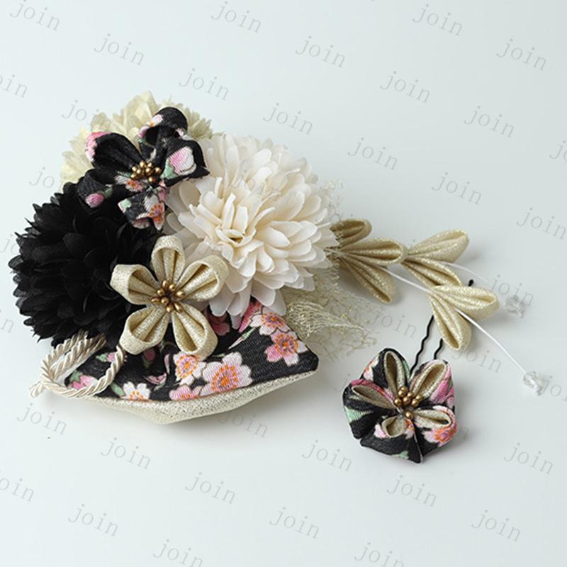 髪飾り 成人式 (h210#) 当日発送 4color つまみ細工 ヘアアクセサリー 着物髪飾り 振袖 結婚式 卒業式 和風 和装 タッセル 入学式 造花 髪かざり セット 着物 |  | 15