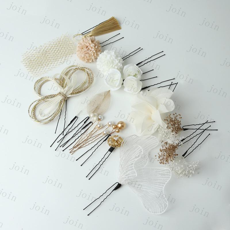 髪飾り 浴衣 (h211#) 当日発送 ヘアピン 振袖 卒業式 ヘアアクセサリー 成人式 花飾り 華やか 着物 ヘッドドレス 結婚式 花 パール 髪留め 七五三 ウェディング |  | 01