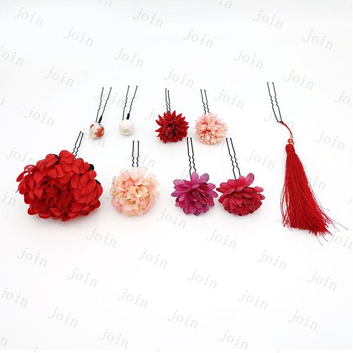 h27#髪飾り 和装 当日発送 3color 成人式 七五三 卒業式 着物 振袖 ヘアアクセサリー 髪留め 大人 子供 和風 浴衣 結婚式 夏 祭り 盆踊り |  | 04