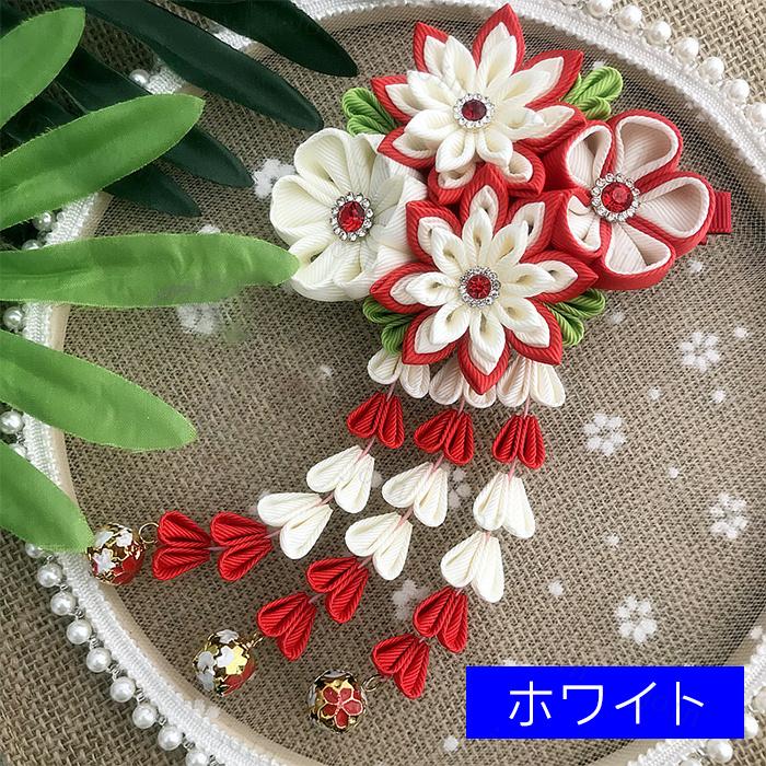 髪飾り 日本国内当日発送 6color ヘアアクセサリー 花 和装 小物 浴衣 成人式 クリップ 七五三 卒業式 入学式 髪留め 着物 振袖 袴 結婚式 お祭り #h32 |  | 02