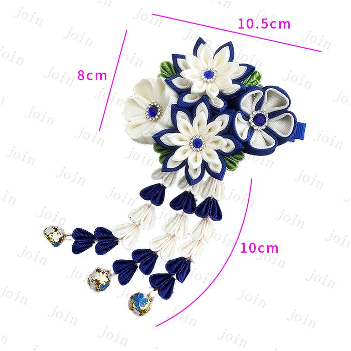 髪飾り 日本国内当日発送 6color ヘアアクセサリー 花 和装 小物 浴衣 成人式 クリップ 七五三 卒業式 入学式 髪留め 着物 振袖 袴 結婚式 お祭り #h32 |  | 08