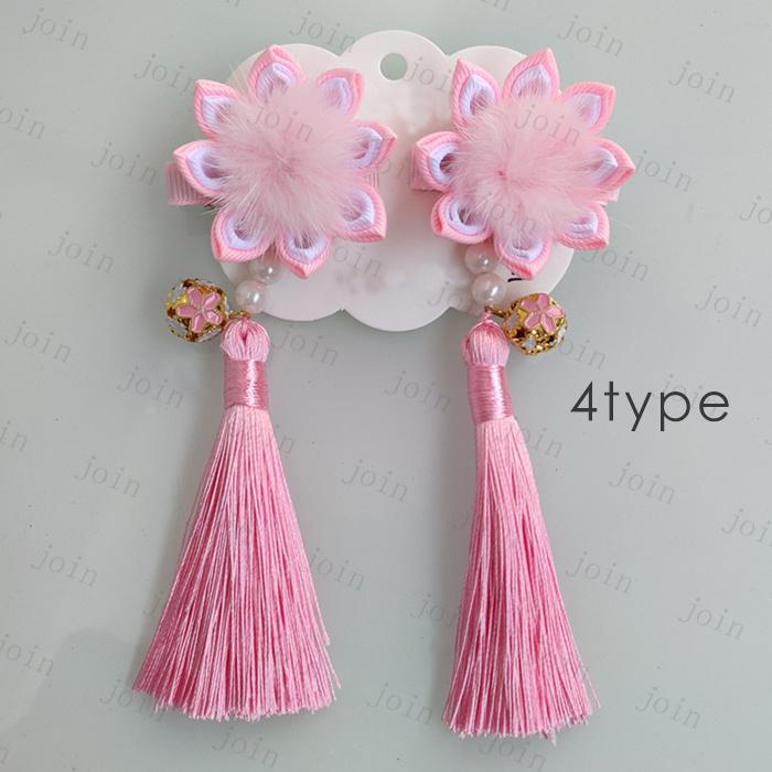 髪飾り 2点セット 日本国内当日発送 クリップ 和装 浴衣 成人式 ヘアアクセサリー 髪留め 七五三 卒業式 入学式 子供 振袖 袴 着物 つまみ細工 ぶら飾り #h35 |  | 05