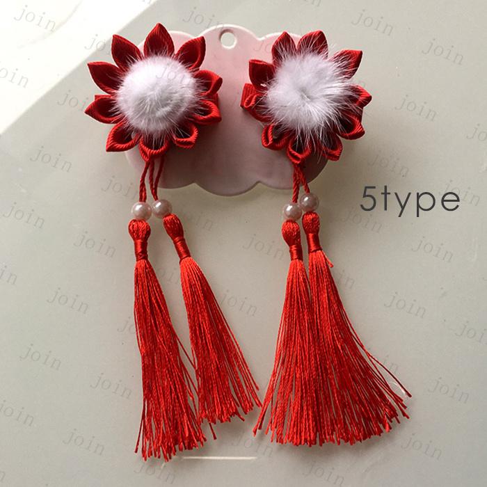 髪飾り 2点セット 日本国内当日発送 クリップ 和装 浴衣 成人式 ヘアアクセサリー 髪留め 七五三 卒業式 入学式 子供 振袖 袴 着物 つまみ細工 ぶら飾り #h35 |  | 06