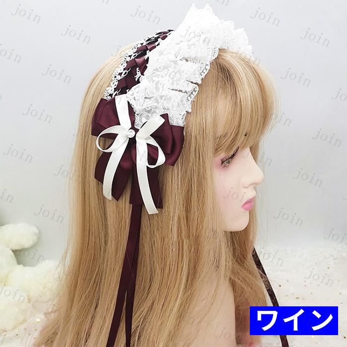 ヘッドドレス ゴスロリ 日本国内 当日発送 15color カチューシャ コスプレ リボン ロリータ メイド ヘアアクセサリー lolita ハロウィン #h50 |  | 15