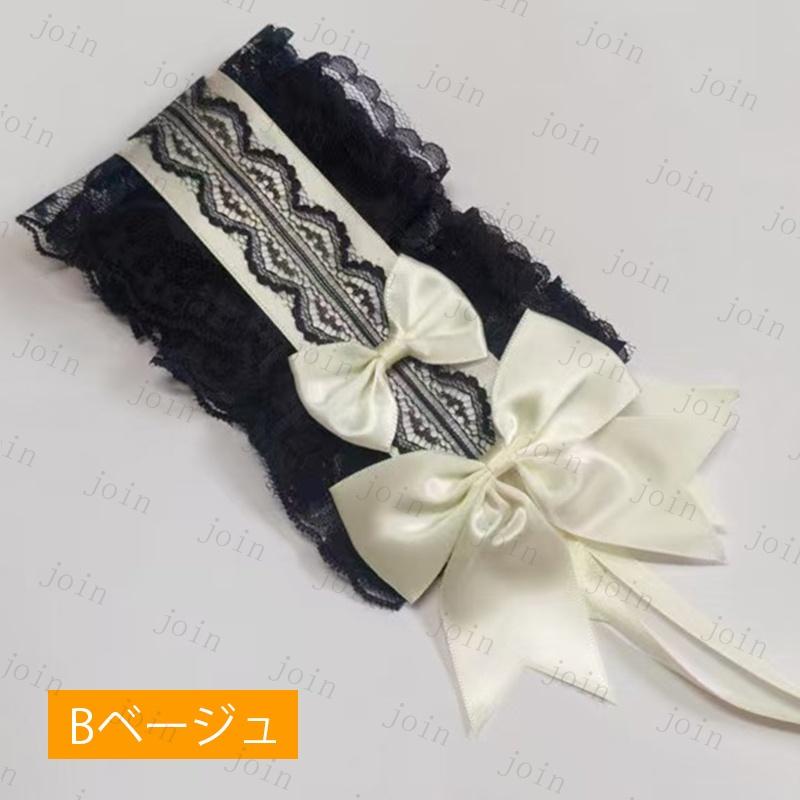 ロリータ ヘッドドレス (h51#) 日本国内 当日発送 10color ヘアバンド