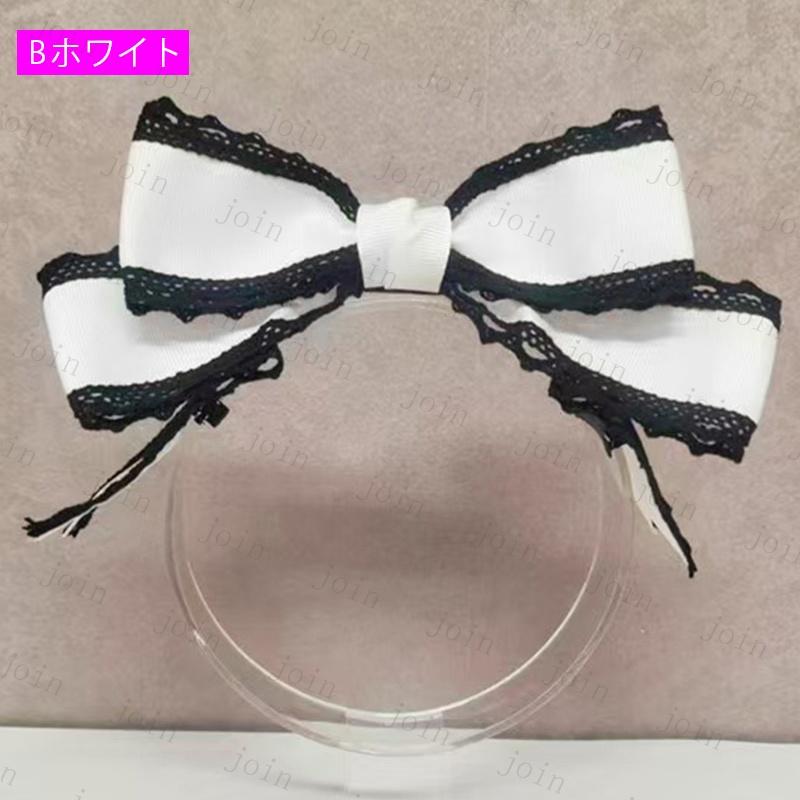ヘッドドレス ロリータ 日本国内当日発送 14color メイド リボン コスプレ 髪飾り ゴスロリ ヘアアクセサリー 可愛い 髪留め お姫様 レース #h60 |  | 16