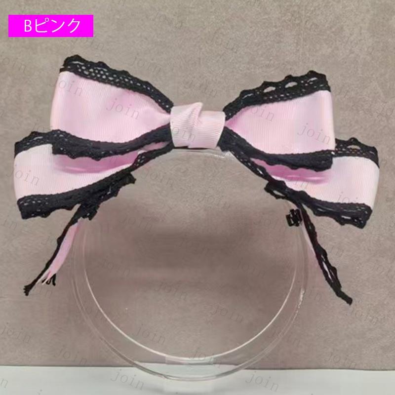 ヘッドドレス ロリータ 日本国内当日発送 14color メイド リボン