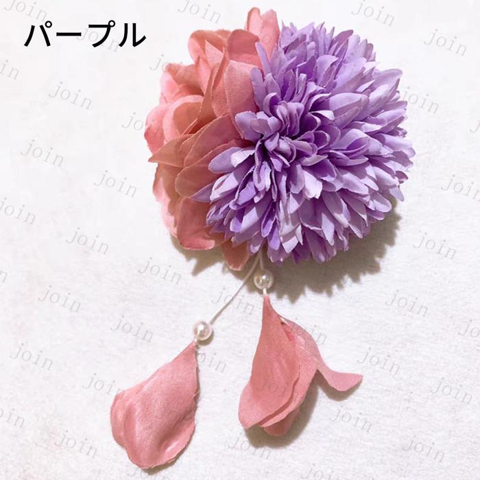 髪飾り 花 日本国内当日発送 4color 振袖 成人式 着物 卒業式 浴衣 和装 七五三 おすすめ 子供 大人 盆踊り 人気 ヘアアクセサリー 結婚式 髪留め #h63 |  | 02