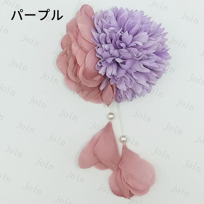 髪飾り 花 日本国内当日発送 4color 振袖 成人式 着物 卒業式 浴衣 和装 七五三 おすすめ 子供 大人 盆踊り 人気 ヘアアクセサリー 結婚式 髪留め #h63 |  | 03