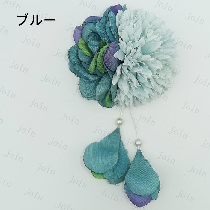 髪飾り 花 日本国内当日発送 4color 振袖 成人式 着物 卒業式 浴衣 和装 七五三 おすすめ 子供 大人 盆踊り 人気 ヘアアクセサリー 結婚式 髪留め #h63 |  | 06