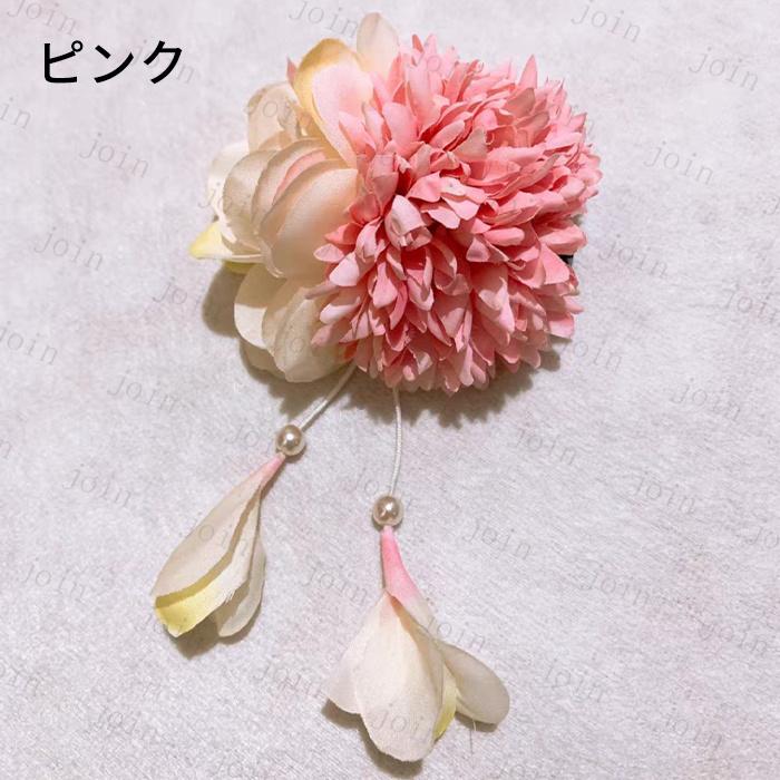 髪飾り 花 日本国内当日発送 4color 振袖 成人式 着物 卒業式 浴衣 和装 七五三 おすすめ 子供 大人 盆踊り 人気 ヘアアクセサリー 結婚式 髪留め #h63 |  | 07
