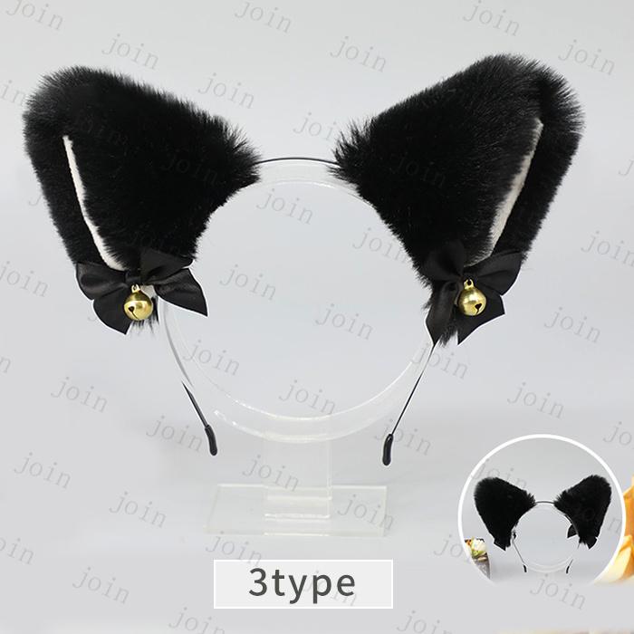 カチューシャ 猫耳 (h68) 日本国内当日発送 19type ロリータ 髪飾り ヘッドドレス ゴスロリ ヘアアクセサリー レディース ハロウィン コスプレ ねこ耳 メイド |  | 03