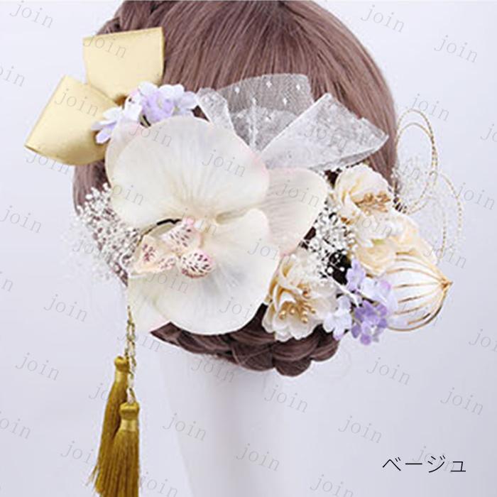髪飾り 日本国内当日発送 成人式 ドライフラワー 振袖 袴 造花 ヘッドドレス ウェディング 結婚式 卒業式 ヘアアクセサリー 花飾り 和風 花嫁 和装 浴衣 #h69 |  | 04