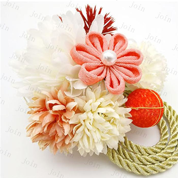 髪飾り 日本国内当日発送 和装 着物 七五三 浴衣 結婚式 成人式 卒業式 花モチーフ 振袖 ヘアアクセサリー 子供 大人 おすすめ つまみ細工 花火大会 花飾り #h70 |  | 09