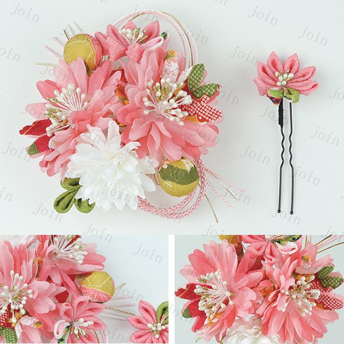 ヘアアクセサリー 日本国内当日発送 髪飾り 浴衣 振袖 着物 成人式 七五三 和装小物 お花髪飾り 髪かざり 子供 大人 結婚式 造花 卒業式 ヘッドドレス 祭り #h71 |  | 04