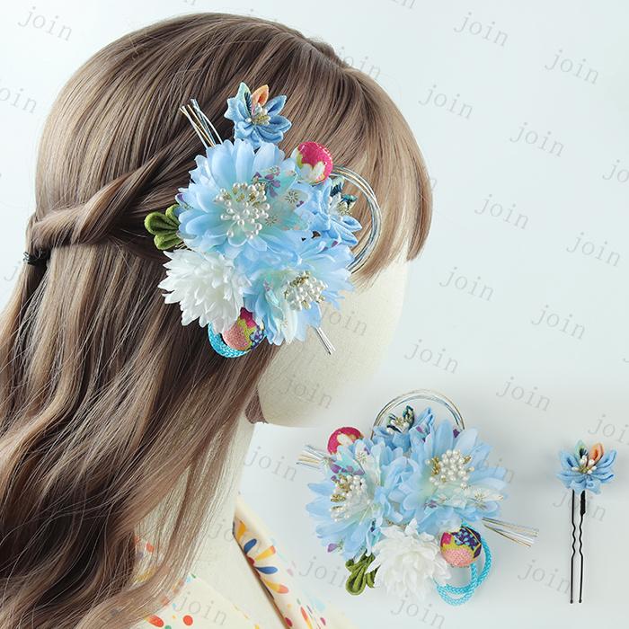 ヘアアクセサリー 日本国内当日発送 髪飾り 浴衣 振袖 着物 成人式 七五三 和装小物 お花髪飾り 髪かざり 子供 大人 結婚式 造花 卒業式 ヘッドドレス 祭り #h71 |  | 05