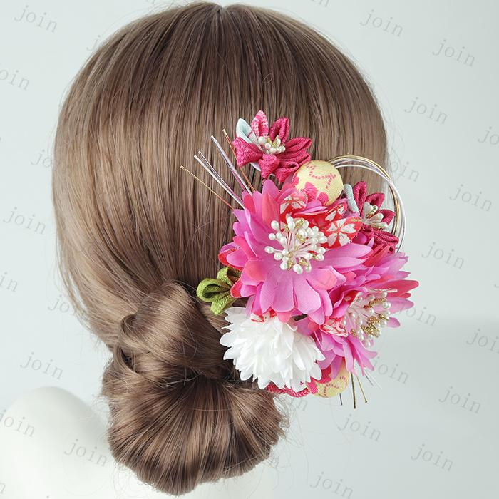 ヘアアクセサリー 日本国内当日発送 髪飾り 浴衣 振袖 着物 成人式 七五三 和装小物 お花髪飾り 髪かざり 子供 大人 結婚式 造花 卒業式 ヘッドドレス 祭り #h71 |  | 09