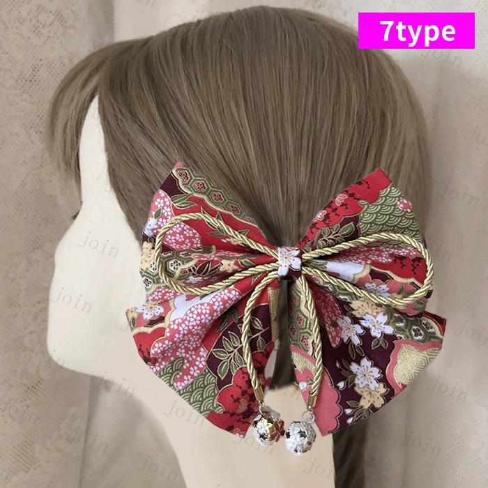 髪飾り リボン 着物 (h97#) 当日発送 20type ヘアアクセサリー 和装 成人式 つまみ細工 振袖 卒業式 袴 ピンク 髪留め ヘッドドレス 古典 ちりめん ヘアアレンジ |  | 07