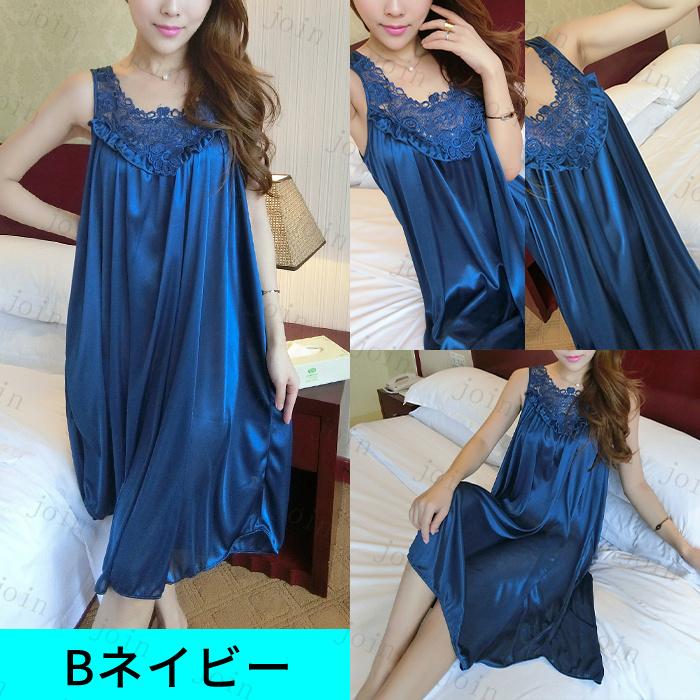 パジャマ レディース 半袖 日本国内当日発送 2type ルームウェア ノースリーブ 可愛い ナイトウェア ネグリジェ レース 寝巻き ロング 部屋着 スリップ #pj6 |  | 12