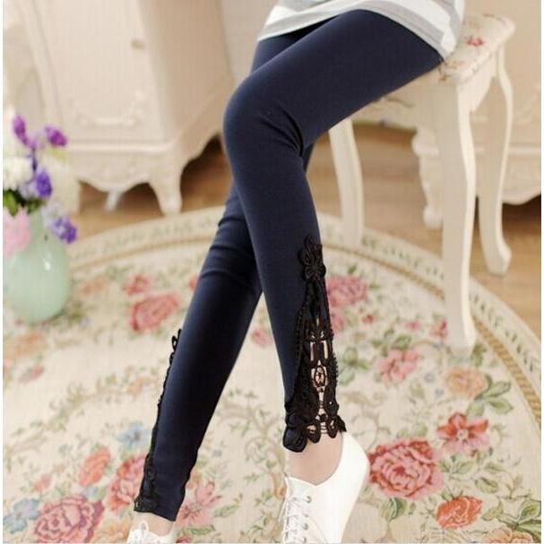 レギンス rg21# 送料無料 ストレッチ 脚口 レースアップ 美脚 ウエストゴム フリーサイズ ポイント消化　 |  | 10