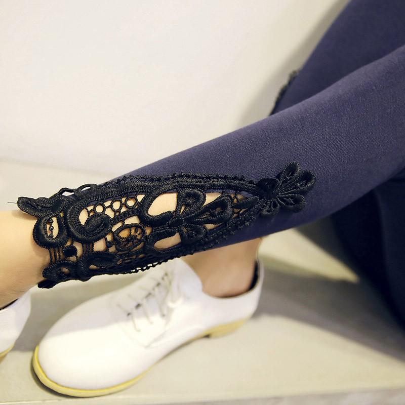 レギンス rg21# 送料無料 ストレッチ 脚口 レースアップ 美脚 ウエストゴム フリーサイズ ポイント消化　 |  | 11