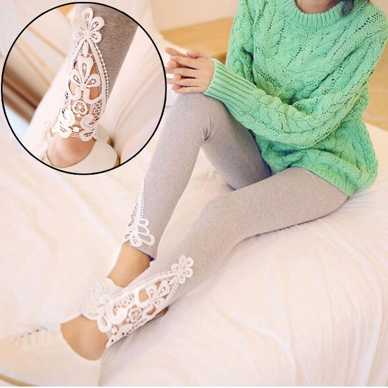 レギンス rg21# 送料無料 ストレッチ 脚口 レースアップ 美脚 ウエストゴム フリーサイズ ポイント消化　 |  | 08