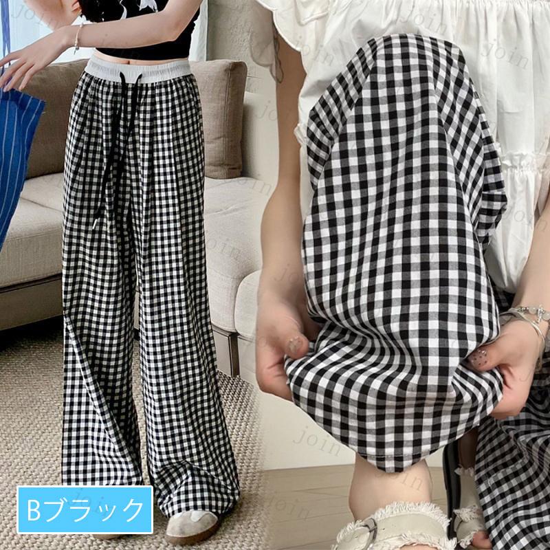 rg26#ルームパンツ レディース 国内発送 2type パジャマパンツ ロング ルームウェア 格子柄 ウェストゴム 寝巻き 部屋着 カジュアル ロングパンツ パジャマ |  | 13
