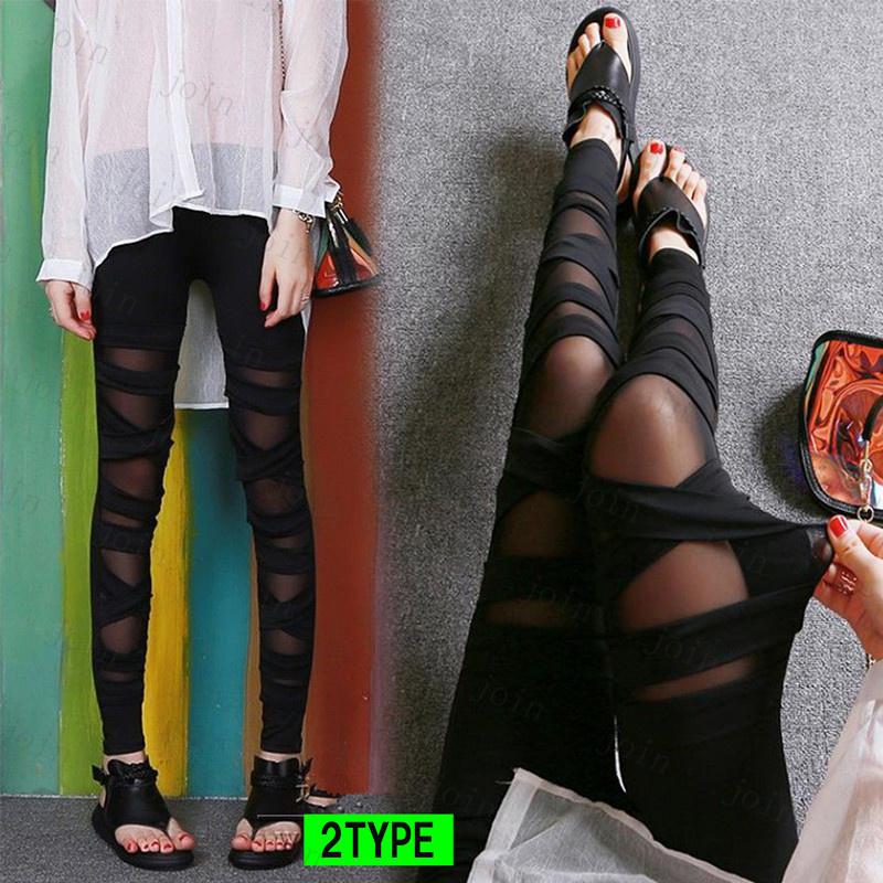 RG66# レギンス レディース スポーツ  ボトムス  レース切替 ストレッチ フリーサイズ 無地 ウエストゴム  美脚 伸縮性 フェイクレザー パンツ  10丈 |  | 16