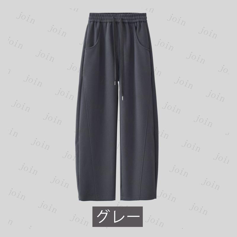 バナナパンツ (rg71#) ワイドパンツ レディース カジュアルパンツ ハイウエスト 九分丈パンツ 春秋新作 ゆったり 薄手 スポーツパンツ お洒落 |  | 01