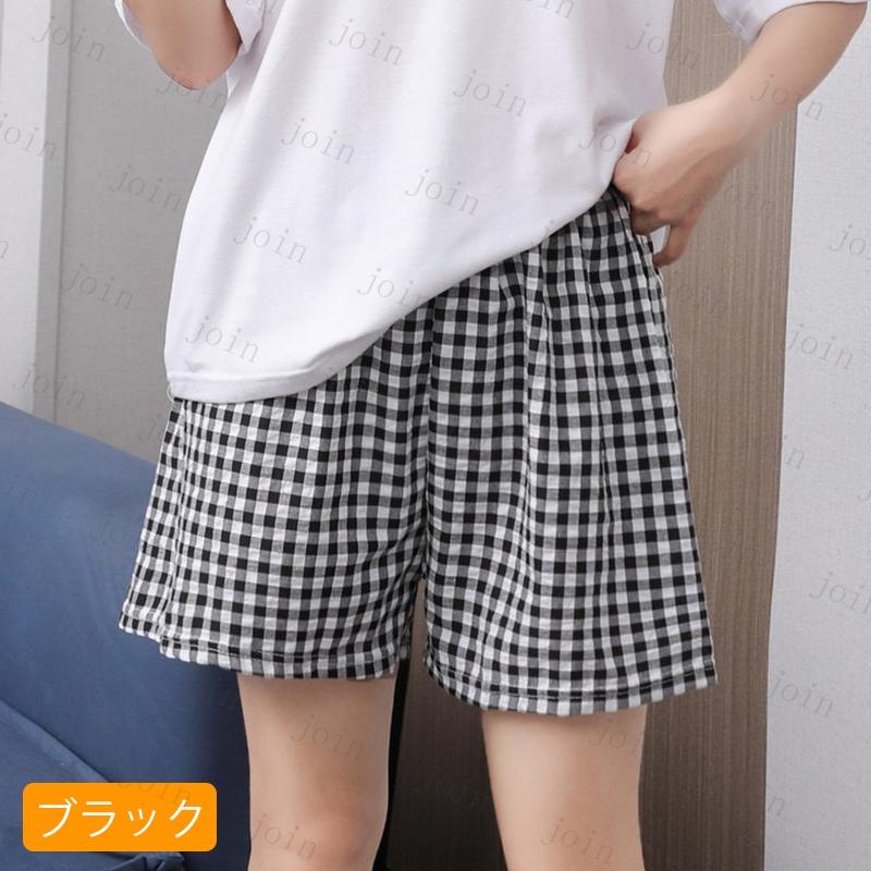rg73# ショットパンツ 短パン ルームパンツ レディース 国内発送 9color パジャマパンツ ルームウェア 格子柄 ウェストゴム 寝巻き 部屋着 カジュアル パジャマ |  | 20