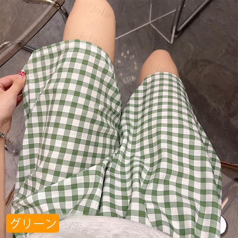rg73# ショットパンツ 短パン ルームパンツ レディース 国内発送 9color パジャマパンツ ルームウェア 格子柄 ウェストゴム 寝巻き 部屋着 カジュアル パジャマ |  | 25