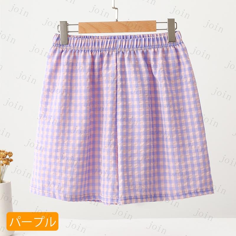 rg73# ショットパンツ 短パン ルームパンツ レディース 国内発送 9color パジャマパンツ ルームウェア 格子柄 ウェストゴム 寝巻き 部屋着 カジュアル パジャマ |  | 14