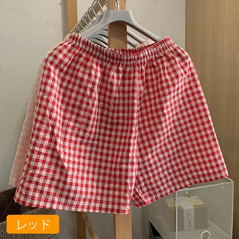 rg73# ショットパンツ 短パン ルームパンツ レディース 国内発送 9color パジャマパンツ ルームウェア 格子柄 ウェストゴム 寝巻き 部屋着 カジュアル パジャマ |  | 17