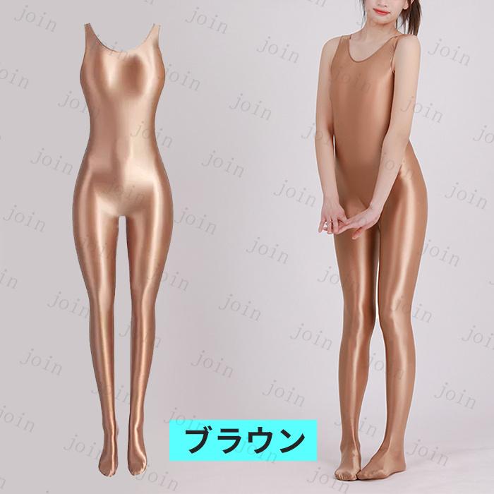 ボディスーツ レディース (s15#) 日本国内当日発送 9color 全身タイツ 光沢 コスプレ 衣装 ボディタイツ ボディストッキング ノースリーブ ジャンプスーツ 撮影 |  | 05