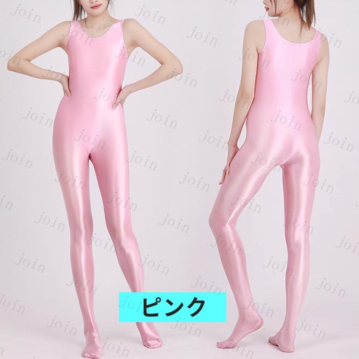 ボディスーツ レディース (s15#) 日本国内当日発送 9color 全身タイツ 光沢 コスプレ 衣装 ボディタイツ ボディストッキング ノースリーブ ジャンプスーツ 撮影 |  | 08