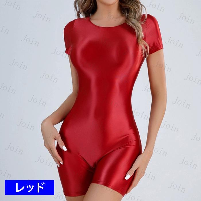 オールインワン (s16#) 日本国内当日発送 9color ロンパース レディース 半袖 ショートパンツ 光沢 ジャンプスーツ 短パン プレイスーツ スポーツ ボディスーツ |  | 02