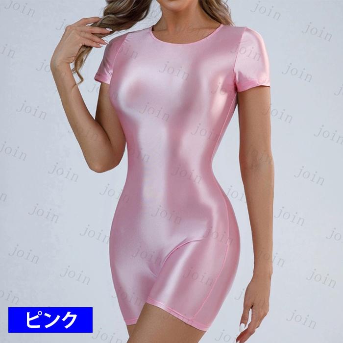 オールインワン (s16#) 日本国内当日発送 9color ロンパース レディース 半袖 ショートパンツ 光沢 ジャンプスーツ 短パン プレイスーツ スポーツ ボディスーツ |  | 05