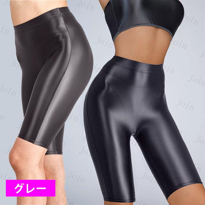 カラースパッツ 膝上 レディース (s1#) 日本国内当日発送 9color 光沢