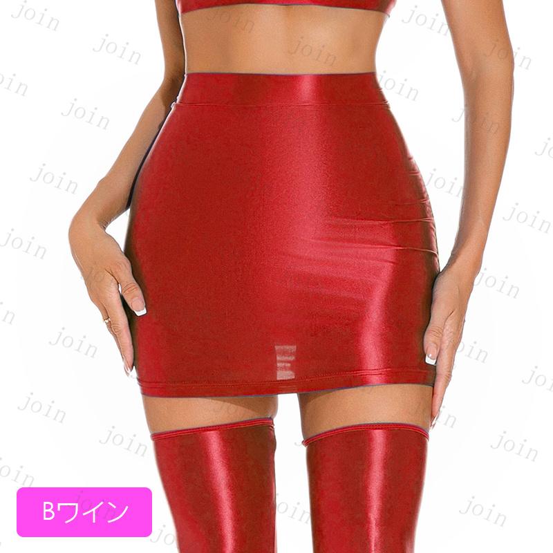 s27#セクシー スカート 光沢 当日発送 2type 9color ミニスカート 極薄 タイトスカート コスプレ 衣装 仮装 レディース シースルー 膝上 着痩せ 大きいサイズ |  | 16