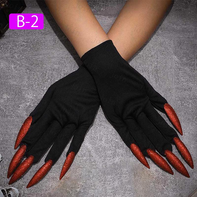 グローブ 仮装 (s28#) 当日発送 2type 鬼グローブ ハロウィン コスプレ 大人用 悪魔 グローブ 手袋 パーティー 変装グッズ 学園祭 コスチューム 恐怖 お化け 暗 |  | 07